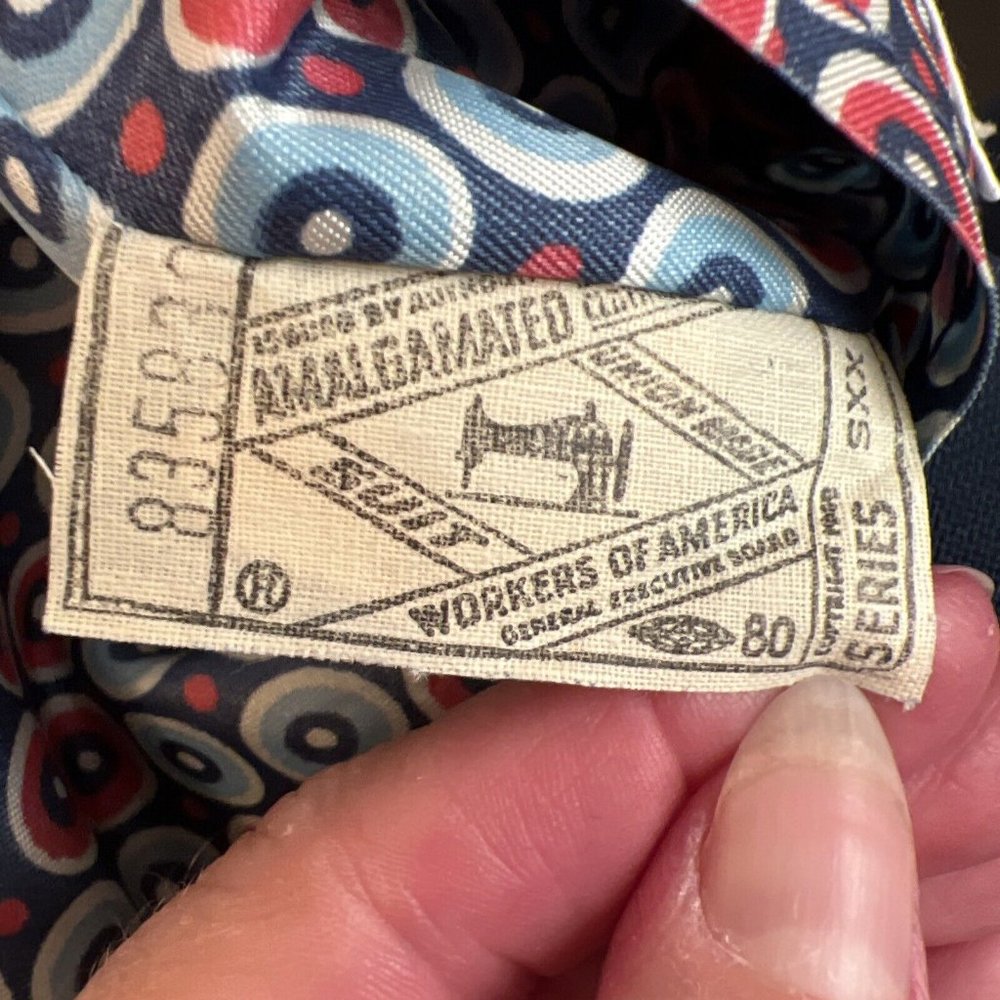 Vintage 70s Blazer Suit Jacket The Knack Sport Coat Blue Vtg Midcentury Mens 38R - Picture 5 of 13